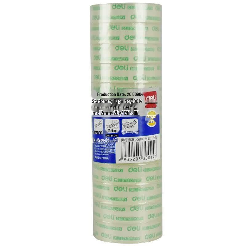 Deli Small Clear Stationery Tape