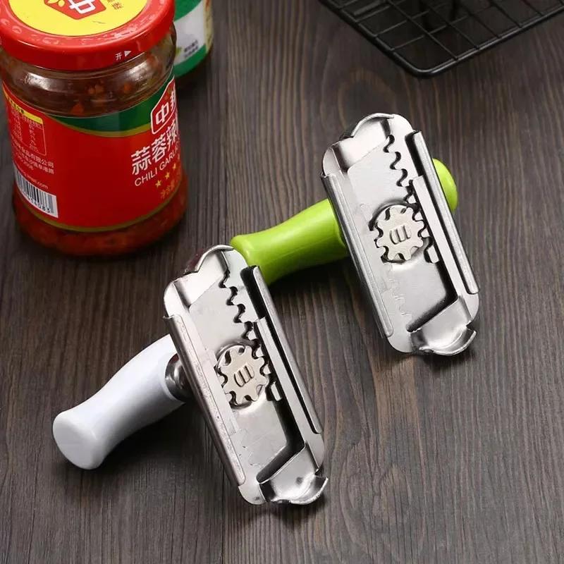 Household Stainless Steel Labor-Saving Bottle Opener Can Opener Glass Can Lid Opener Gadget