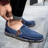 New Spring Autumn Light Canvas Shoes Men Breathable Men Shoes Loafers Soft Comfortable Outdoor Flat Lazy Shoes
