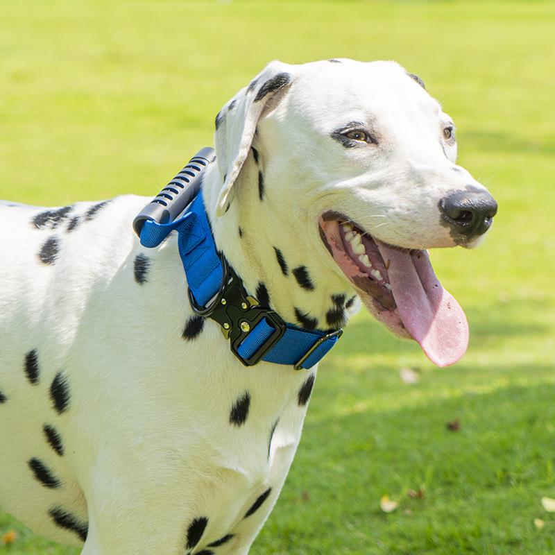 Pet Collar Explosion Proof Impact Resistant Pull Resistant Dog Collar Medium To Large Dog Collar Tactical Collar