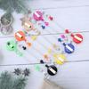 Portable Keychain with Retractable Beaded String Personalized Keyring Accessory