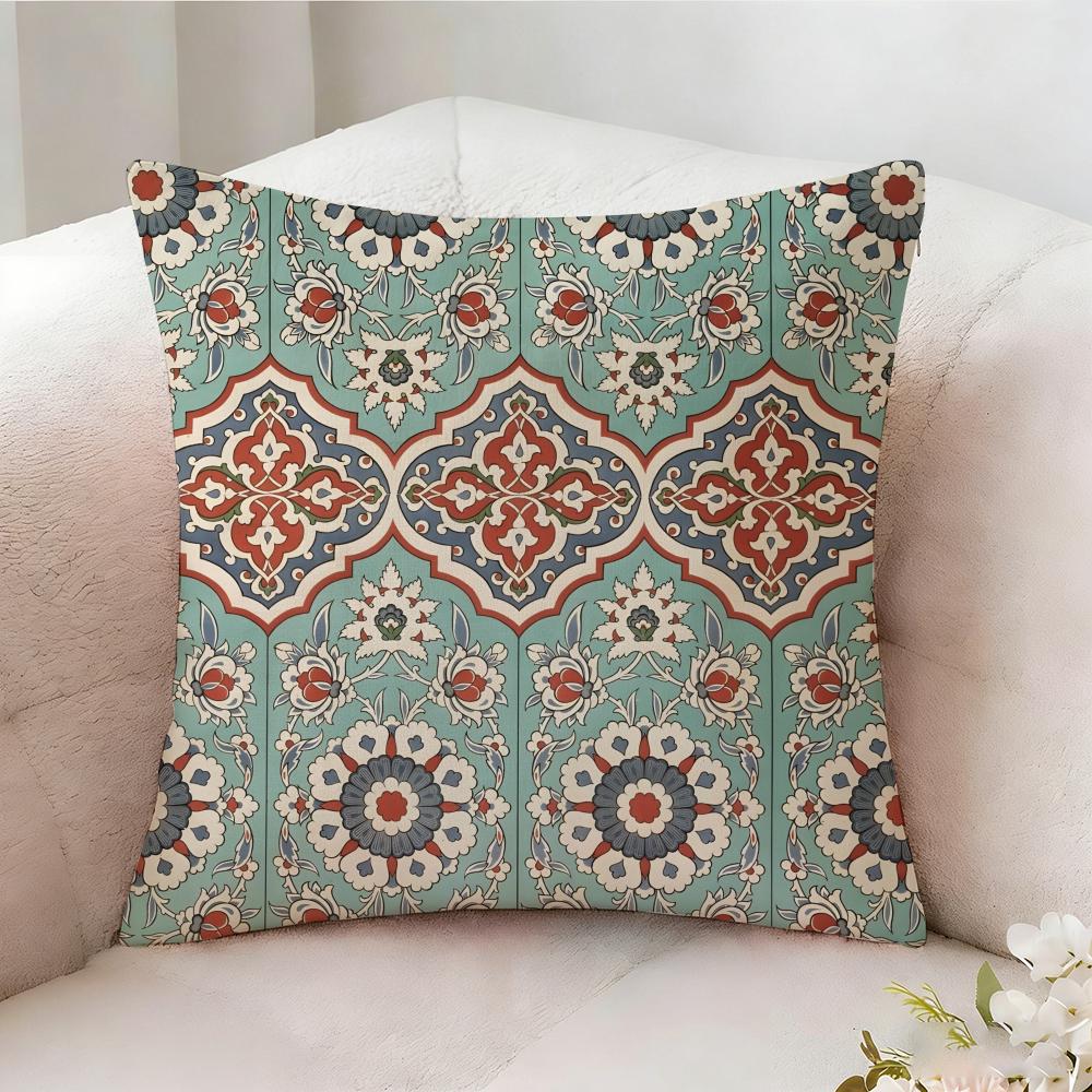 Arabic Patterns Pillow Case Pillowcase Doublesided Printed Sofa Cushion Bedroom Headboard Pillow