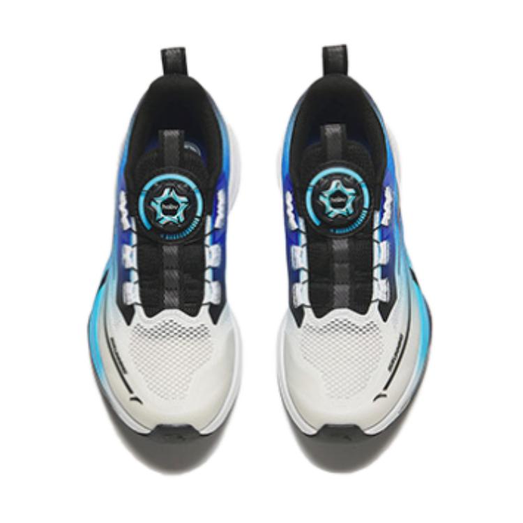 Anta Kinder Hailang GT Trendige Vielseitige Bequeme Langlebige Rutschfeste Abriebfeste Low-Top Laufschuhe Kinder Laufschuhe Weiß Blau 312435592-1