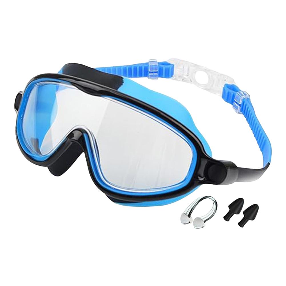 

Kids Swim Goggles Anti-Fog Swimming Glasses with Ear Plugs Nose Clip for Children From 4 To 15 Years Old