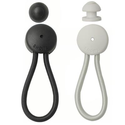 Portable Marine Fastener Bungee Shock Cord Cover Clip Bungee Loop with Knob for Boat RVs Caravans Truck Tie Down Set