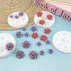 Cherry Blossom Peach Blossom Flower Silicone Mold Diy Handmade Fondant Cake Baking Chocolate Sugar Cake Tool Resin Clay Making