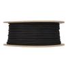 Black dyed nylon filament braided sleeve approximately 5mm 32-strand (flat cord, wide, 100m)