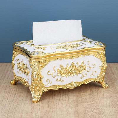 European Style Luxury Tissue Box for Home, Hotel, and Office Decor