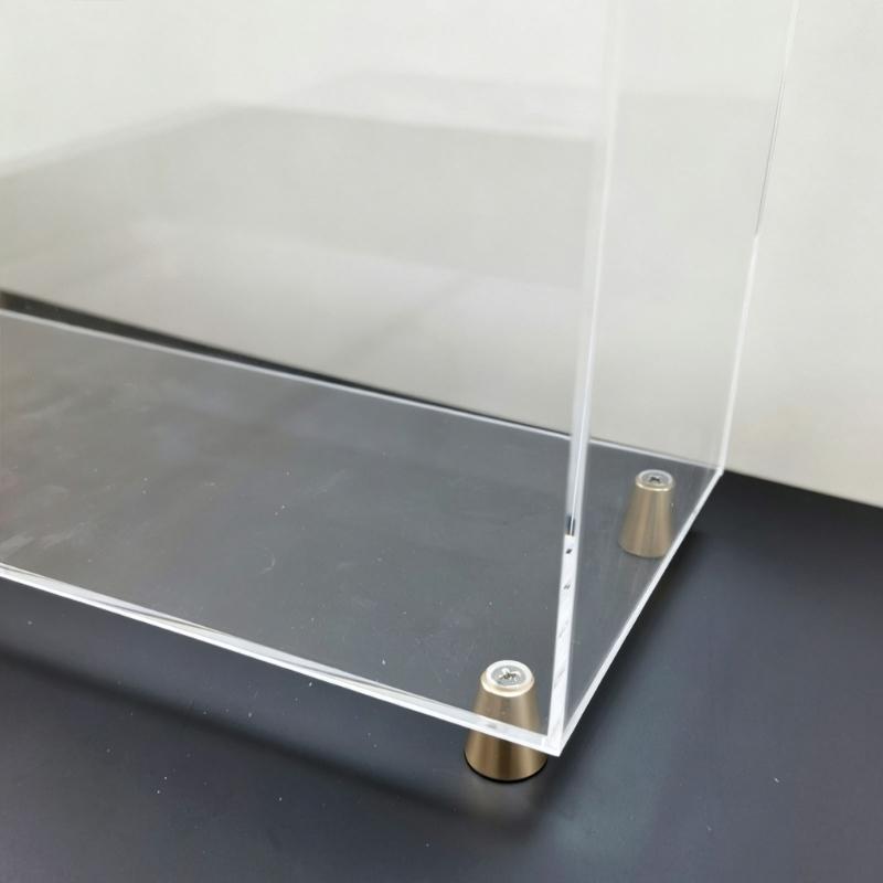 Decorative Acrylic Document Rack with Clear View Panels, Paper Holder for Magazines, Files, and Reading Materials