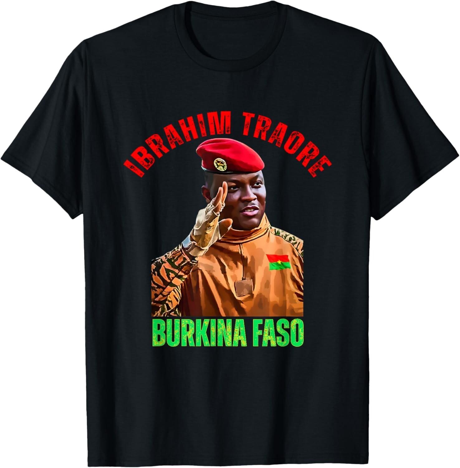 Burkina Faso- Ibrahim Traoré Thomas Sankara T-Shirt Mens Womens Tees Top unisex T-Shirt Mens Womens Tees Top 4XL