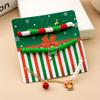 Christmas Theme Braided Rope Bracelet Set for Women Fashion Snowman Bells Elk Snowflake Chain Pendant Bracelet New Year Gift