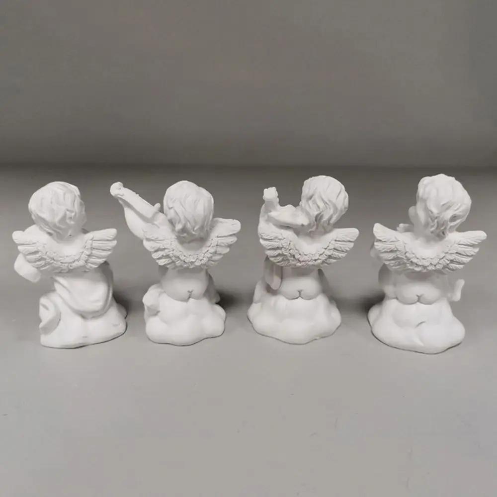 Crafts Desktop Ornament Home Decoration Greek Mythology Statue Angel Gypsum Portraits Plaster Sculpture Mini Cupid Figurines
