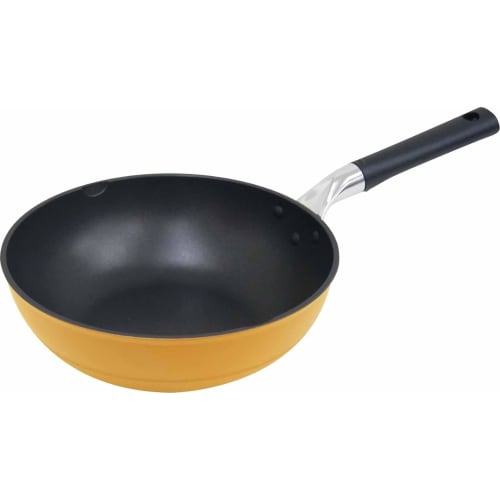 

Urushiyama Metal Industry ANN-W24 Deep Frying Pan, 24cm, Heat Conductive for Even Heat, Delicious Cooking, Non-Stick, Teflon Classic Coating, Lightwei