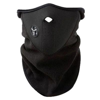 Color BK Fleece Half Mask for Outdoor, Unisex, Ski, Snow, Cycling, Climbing, Warm, Neck Protection, Winter