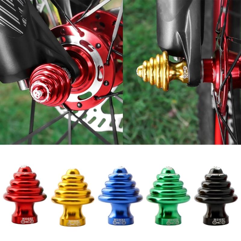 Bicycle Rear Wheel Hub Nut Lock Screw Aluminum Alloys Road Bicycle Hub Screw Bicycle Wheel Hub Axles Nut Replacement
