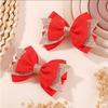 2Pcs/set Baby Dovetail Bow Hair Clips for Women Girls Handmade Glitter Bowknote Hairpins Daily Bowknot Headwear Hair Accessories