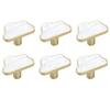 6pieces Decorative Hooks Set Exquisite Workmanship Safe And Odorless Wardrobe Cabinet Doors Drawers