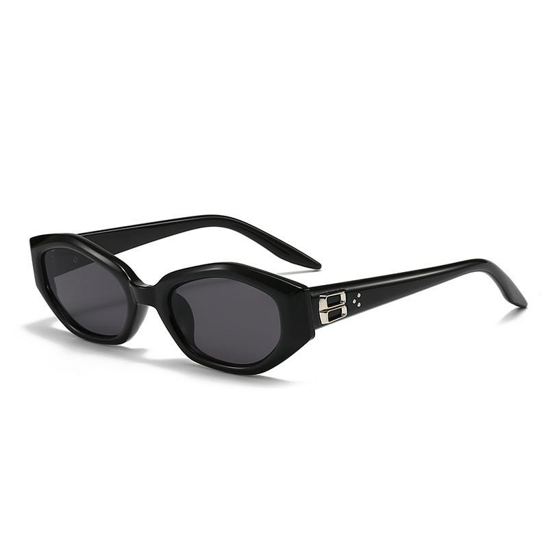 

Kat Eye Sunglasses With Uv400 Protection For Outdoor Sports And Fashion Enthusiasts BlackFrameGrayLens