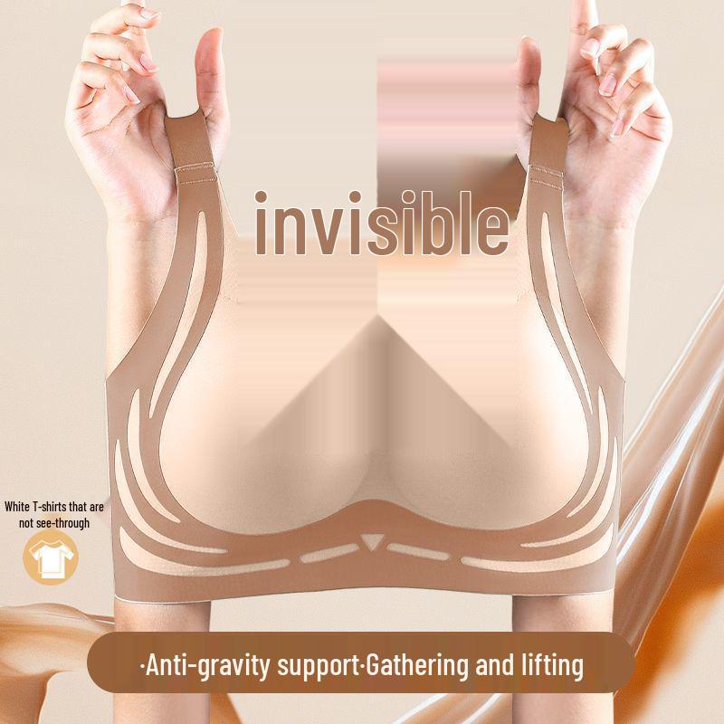 Temu Exklusiver Nahtloser Anti-Hänge-BH für Damen - Formverbessernd, Ohne Bügel, Perfekt für Große oder Kleine Brüste