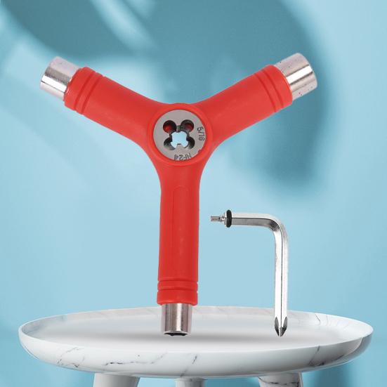 Sechskantschlüssel All-in-One-Design Tragbares Multifunktions-Skateboard-Y-Werkzeugzubehör für Skate