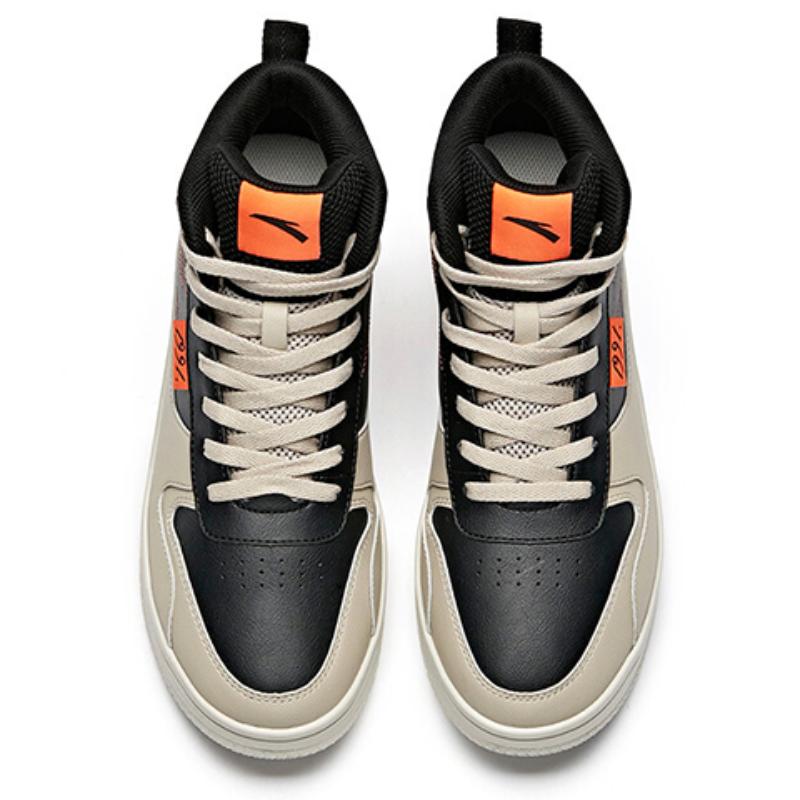 Anta Life Collection Textile, Synthetic Leather Abrasion Resistant Thermal Coverage Slip Resistant High top Sneakers 912038010-12