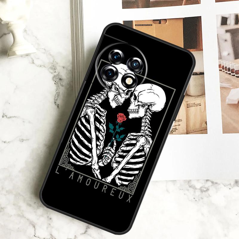 Death Tarot Case For OnePlus 12 12R 11 9 10 Pro 10R 9R 8T 10T Nord CE 2 3 Lite 2T CE4 N10 N20 N30 Cover