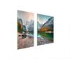 GLAS Schutzplatte Tischplatte 75x52 BERGE