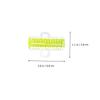 6Pcs Hair Curlers Rollers Plastic See-Through Bang Curlers Small Size Self-Holding Hairstyle Tools for Home Beauty Salon Women