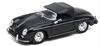 1/24 Scale Porsche 356A Speedster Model Car, Black (with Soft Top)