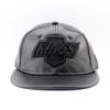 New Era RC9FIFTY Strapback Los Angeles Kings NHL Genuine Leather Retro Crown Strapback Blackout Cap, Cap, [Used]