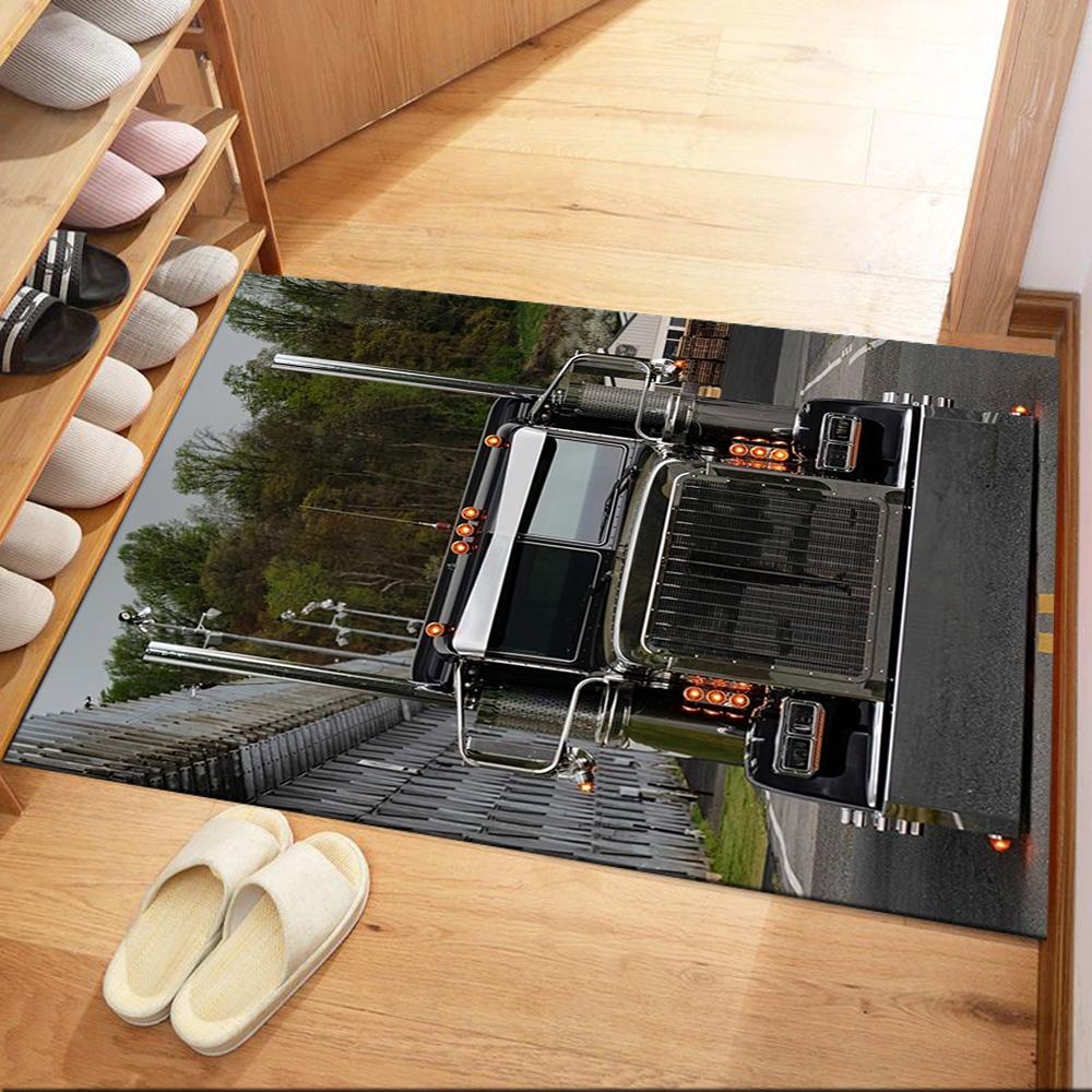 Kw Schwertransporter Fußmatte Büro Teppich Design Für Spielzimmer Schlafzimmer Balkon Esszimmer Rutschfester Teppich Büro Heimdeko Perfektes Geschenk Für FrauenMänner