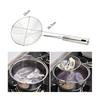 1 Pcs Stainless Steel Colander Handhold Frying Skimmer Handle Oil Drainer Anti-slip Filter Multifunctional Kitchen Accessories