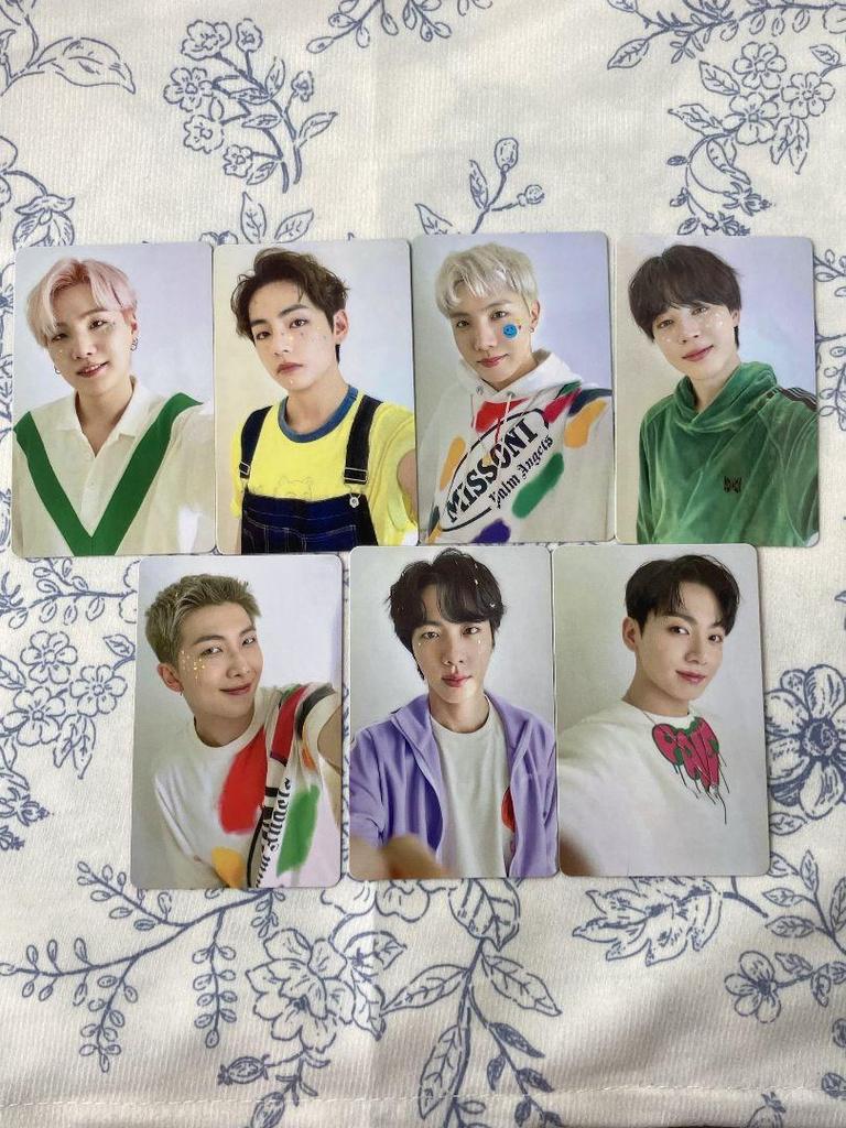 [USED] BTS JPFC Fan Club Magazine Survey Lottery Bonus: 7 Trading Cards