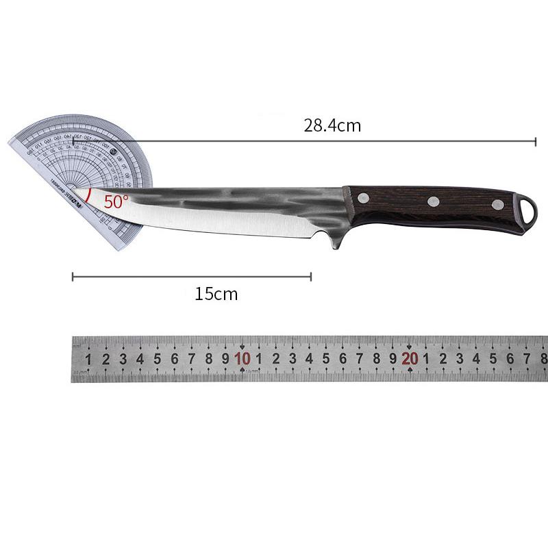 Handmade Forged Stainless Steel Kitchen Knife Fish Knives Boning Knife Meat Cleaver Fruit Vegetable Cutter