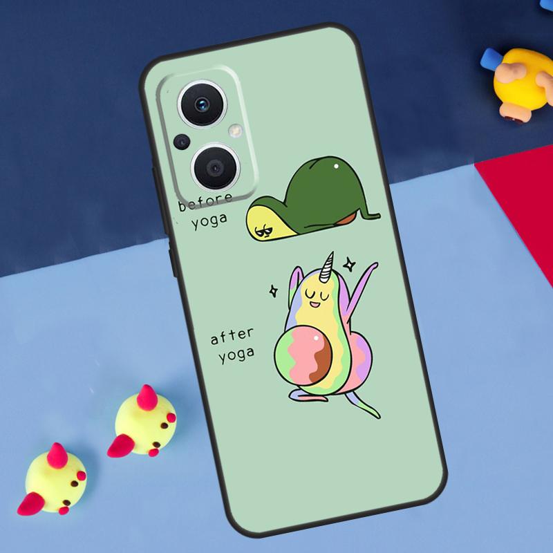 Avocado Yoga For OPPO Reno 7 8 Lite 8T 10 11 12 13 14 Pro 11F 12F 13F 14F OPPO Find X8 X5 X6 X9 Pro Case