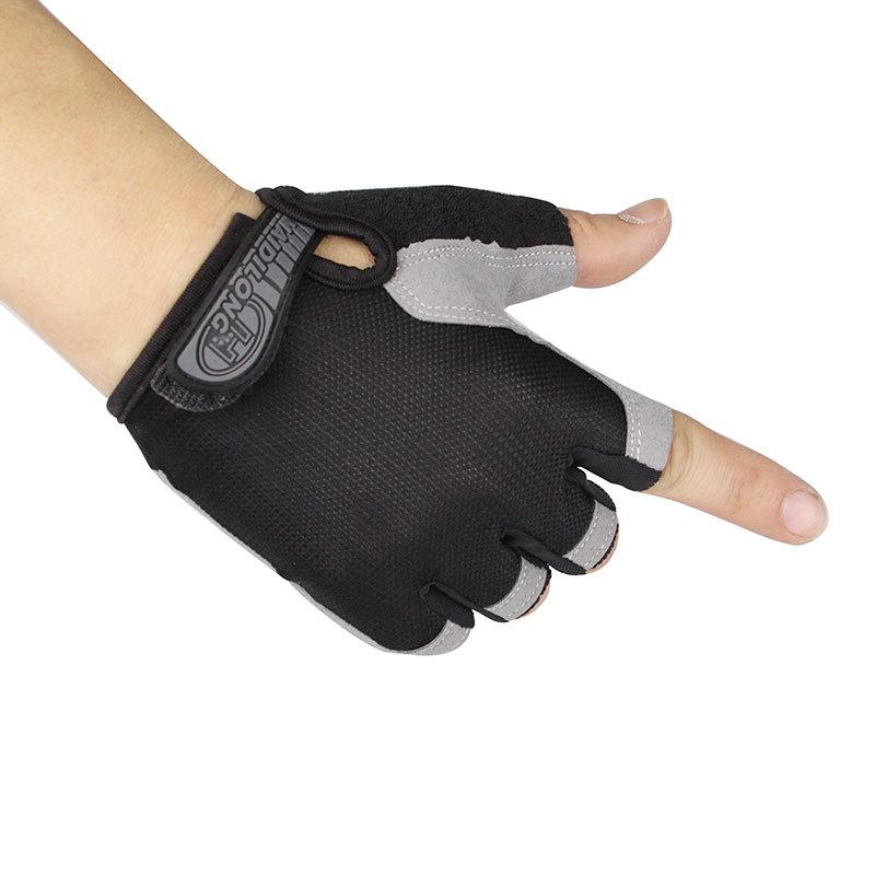 

Фитнес-перчатки с полупальцами тонкие дышащие амортизирующие износостойкие нескользящие перчатки для занятий спортом на открытом воздухе мужские и женские велосипедные перчатки для велоспорта XL чёрный