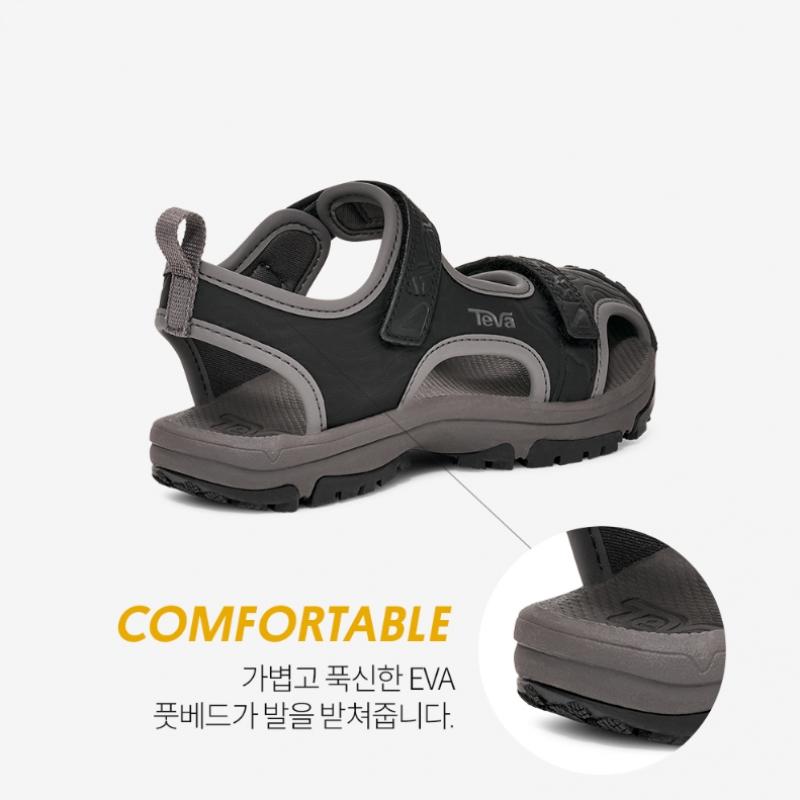 Teva Kids Close Toe Water Sandal Toachi Hydratrek Stvt261670c Blk 1 More