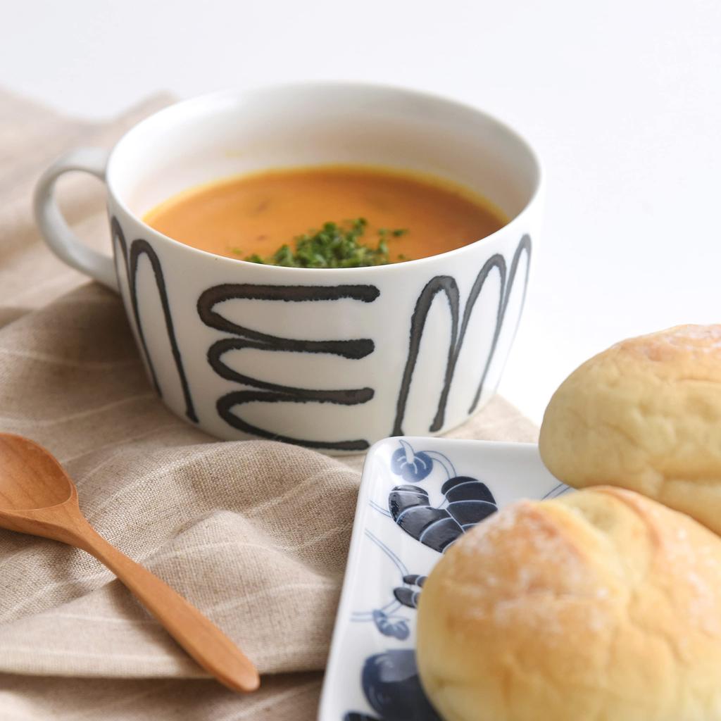 natural69 Hasami Ware Set Steel Line Soup Cup Set of 4 and These 450ml soup mugs are microwave and dishwasher Made in they offer a a and cute and are