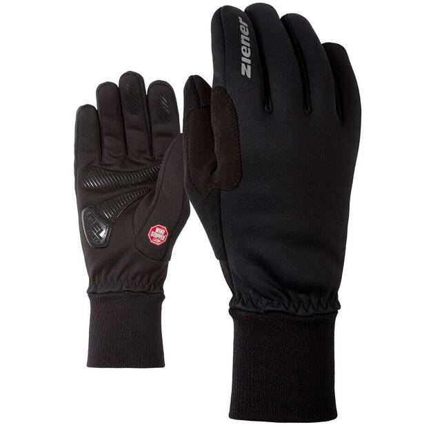 Велосипедные перчатки Ziener 414 GORE WINDSTOPPER (черный) EU 7