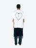 ASIF CALIE Lace Heart Oversized T-Shirt White