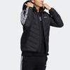 adidas neo M 3s Lw Down Jk Logo Printing Stay Warm hooded Sports Down Jacket Black Men's H45252