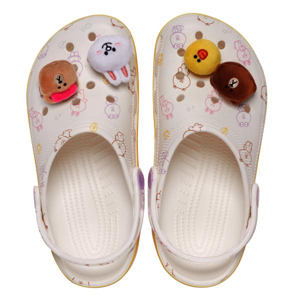 Crocs Unisex Line Friends Classic Clog 209480 100 Crocs Sandals Slippers Gibbitz Line Friends