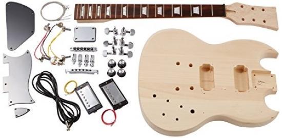 Kit Chitarra Elettrica Fai Da Te ST-Style - Corpo Paulownia, Manico Acero, 3 Single Coil - Foto 5