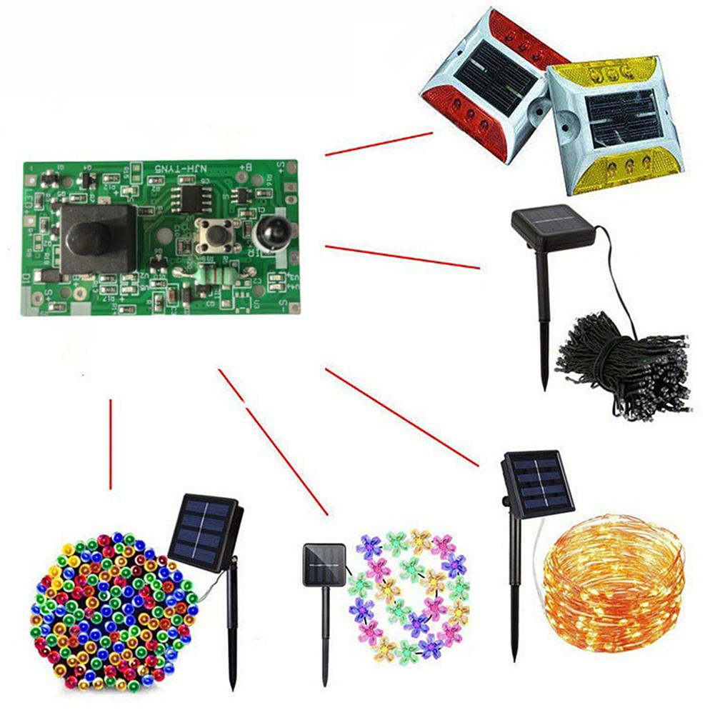 3.7V Boost 24V 31V Solar String Light Controller Switch Module DIY Solar Lamp String Control Board Solar Light Controller Module