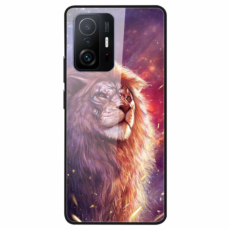 Tempered Glass Case For Xiaomi 11T Cover 6.67 Cool Bumper Hard glass Case For Xiaomi 11T Pro Case Mi 11T Pro Mi11T Capa Shells