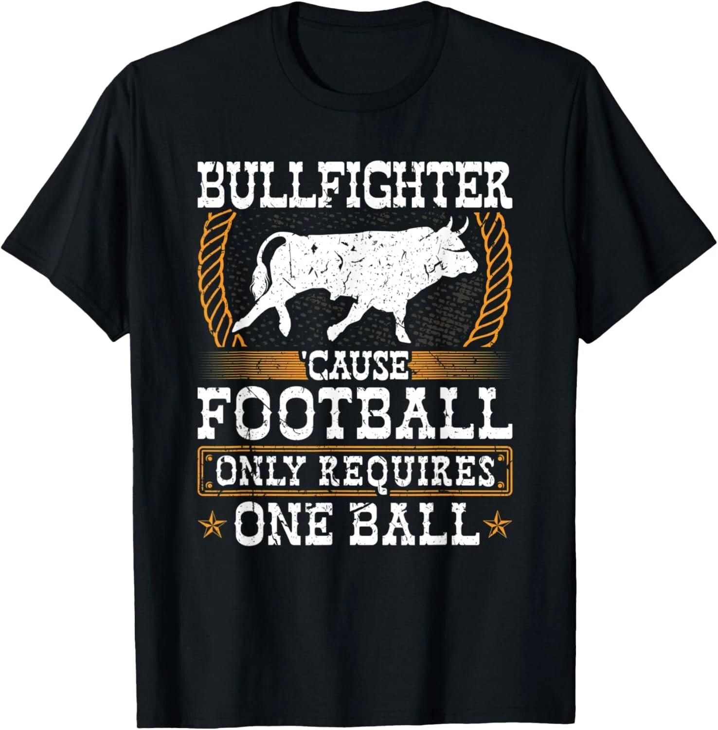 Bullfighter_ Football Vintage Rodeo Clown Bullfighting Gift Unisex T-Shirt 4XL