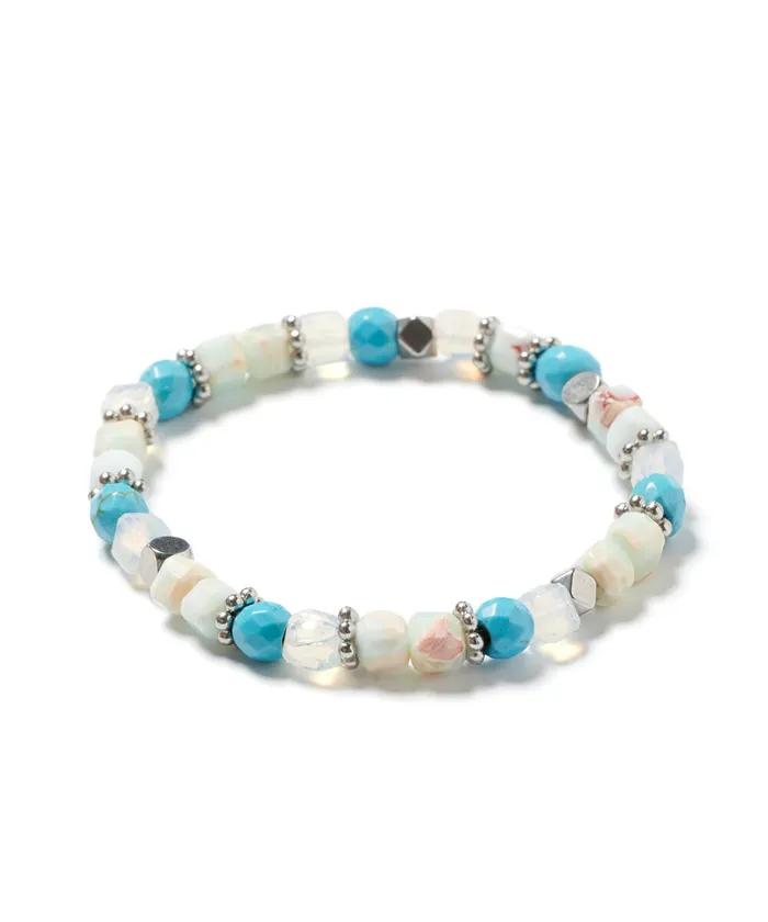 Sky Blue Mix Bracelet (PLT-BR-044_BL)