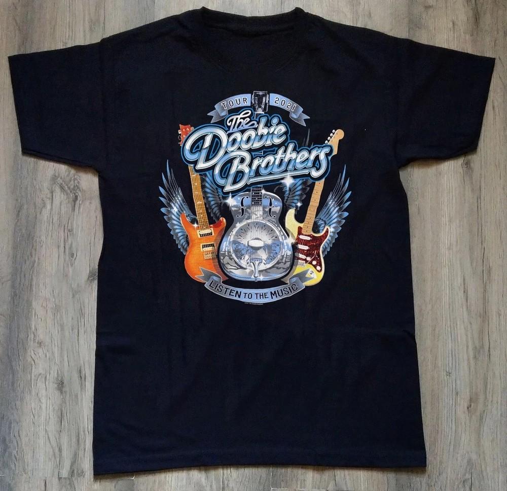 The Doobie Brothers Band Retro Cotton Black All Size Shirt PP2343 Unisex T-Shirt M