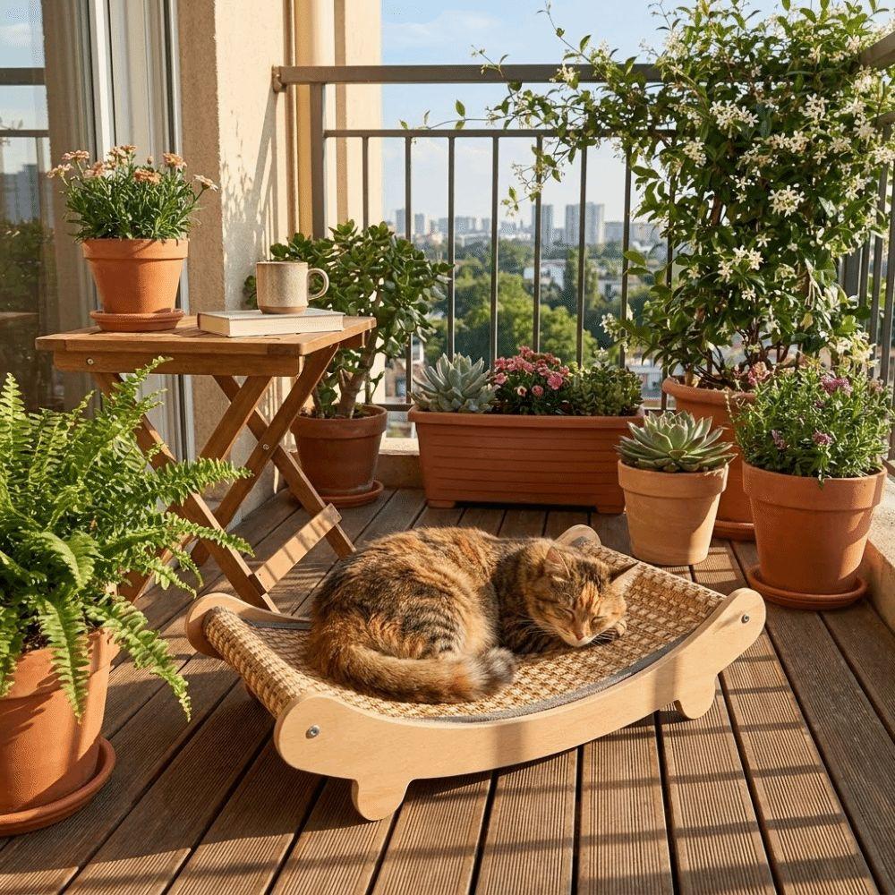 Wear-Resistant Pet Lounge Chair Removable Dog Bed Chairs Multifunction Cat Sleeping Bed Sleeping