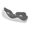 Seating Cushion Soft Comfortable Breathable Buckle Curved Chair Cushion for Office Working Dark